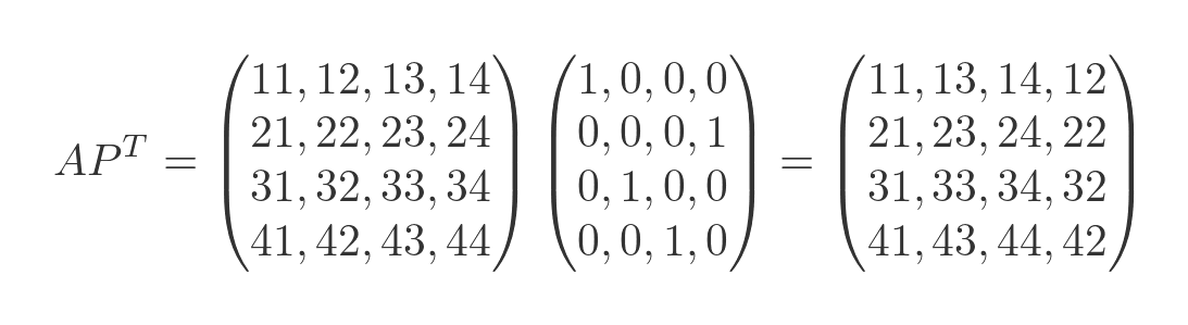 Permutation matrix