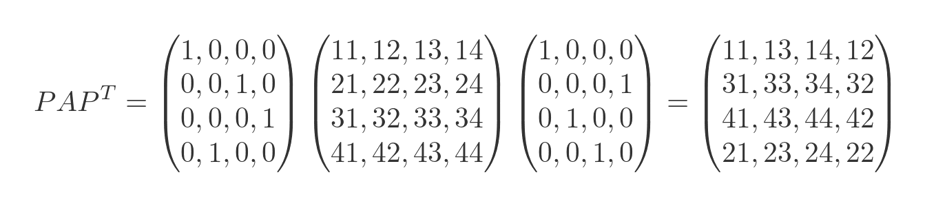 Permutation matrix