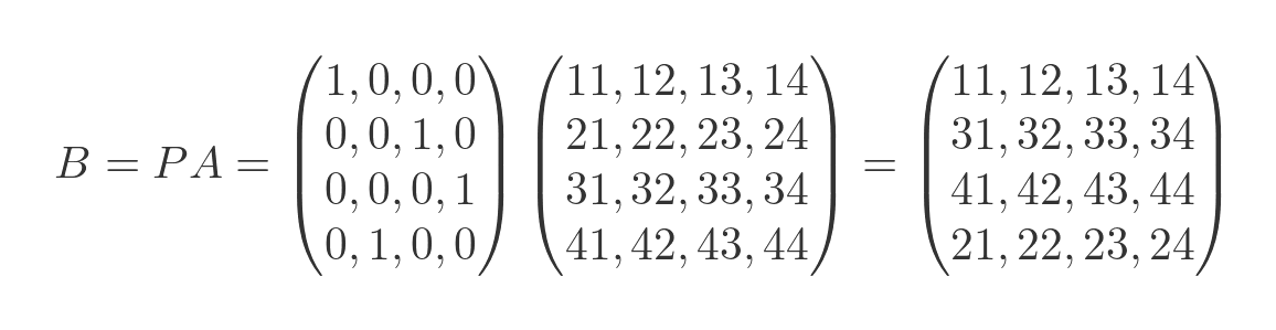 Permutation matrix