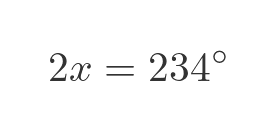 Angle at the centre of a circle question 3