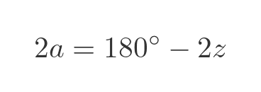Angle at the centre of a circle proof