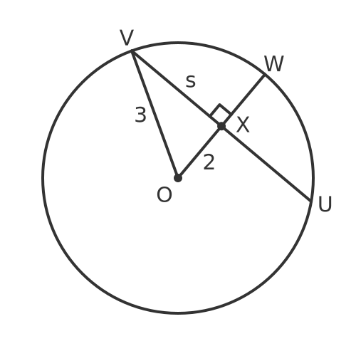 Chord bisector theorem question 3