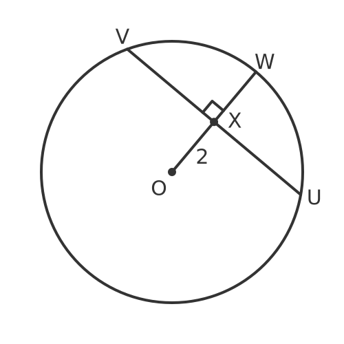 Chord bisector theorem question 3