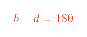 b + cd = 180