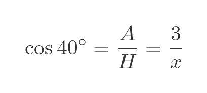 Cosine example 1