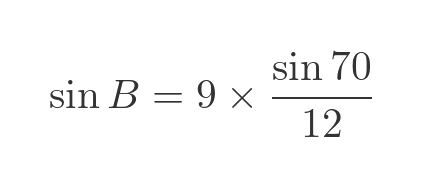Sine rule