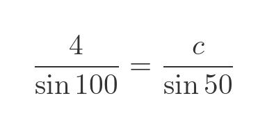 Sine rule