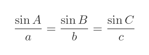Sine rule