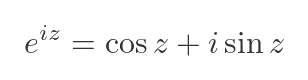 Complex Euler's equation