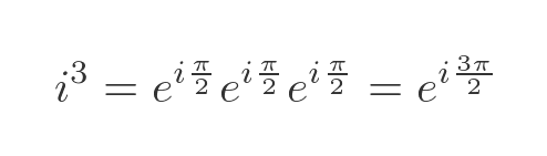 Integer powers of i