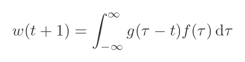 Value of w(t)