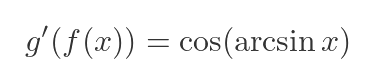 Inverse sine function