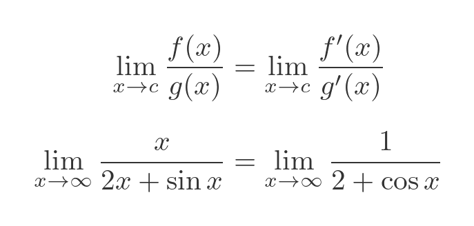 L'Hôpital's rule