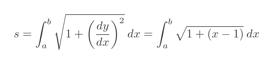 Length of arc of power