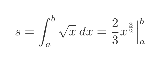 Length of arc of power