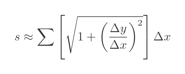Length of arc