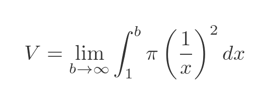 Volume of revolution