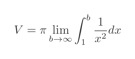 Volume of revolution