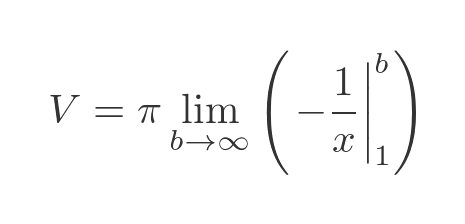Volume of revolution