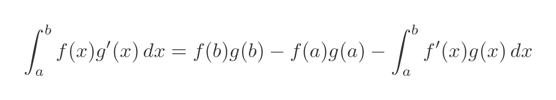 Integration by parts