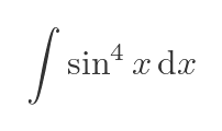 Even power of cosine