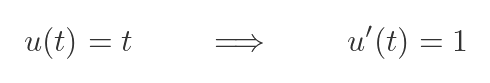 Laplace transform of t