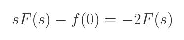 First order differential equation