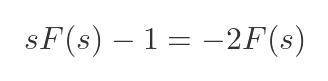 First order differential equation