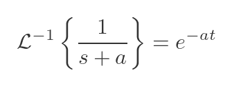 First order differential equation