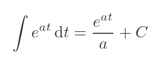 Laplace transform of 1