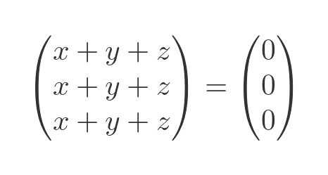 Solving 3D matrix