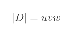 Diagonal matrix determinant