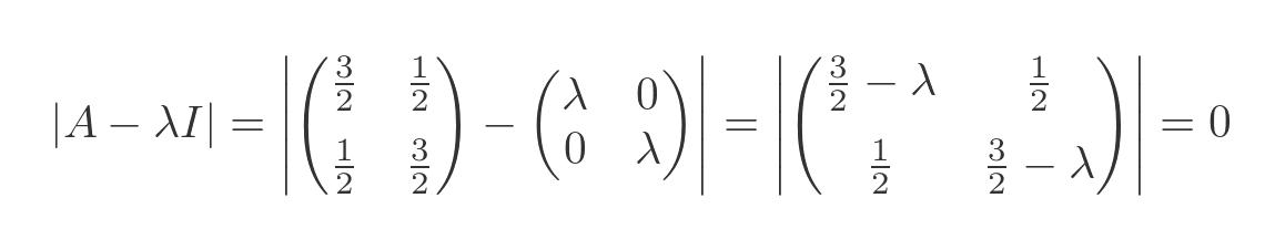 Diagonalisation using the eigenvectors and eigenvalues