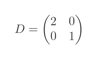 Diagonalisation using the eigenvectors and eigenvalues