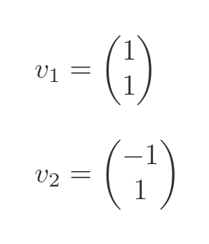 Diagonalisation using the eigenvectors and eigenvalues