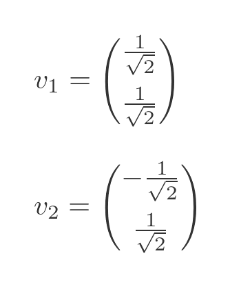 Diagonalisation using the eigenvectors and eigenvalues