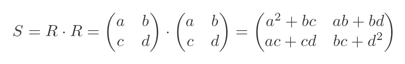 Finding R in terms of S