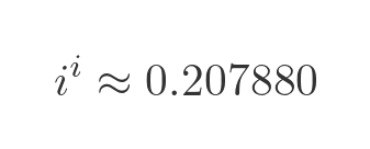Mathematical constant