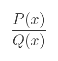 Simple partial fraction