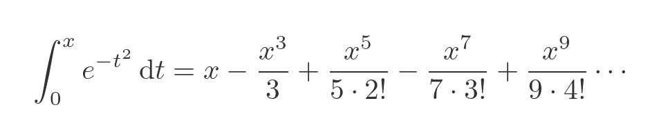 erf function