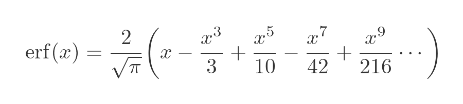 erf function