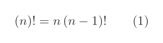 Factorial definition