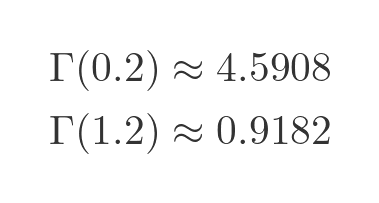 gamma function