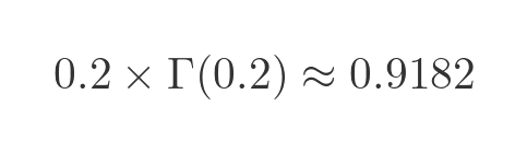 gamma function